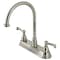 Kingston Brass KB3748FL 8" Centerset Kitchen Faucet, Brushed Nickel KB3748FL - alternate 1